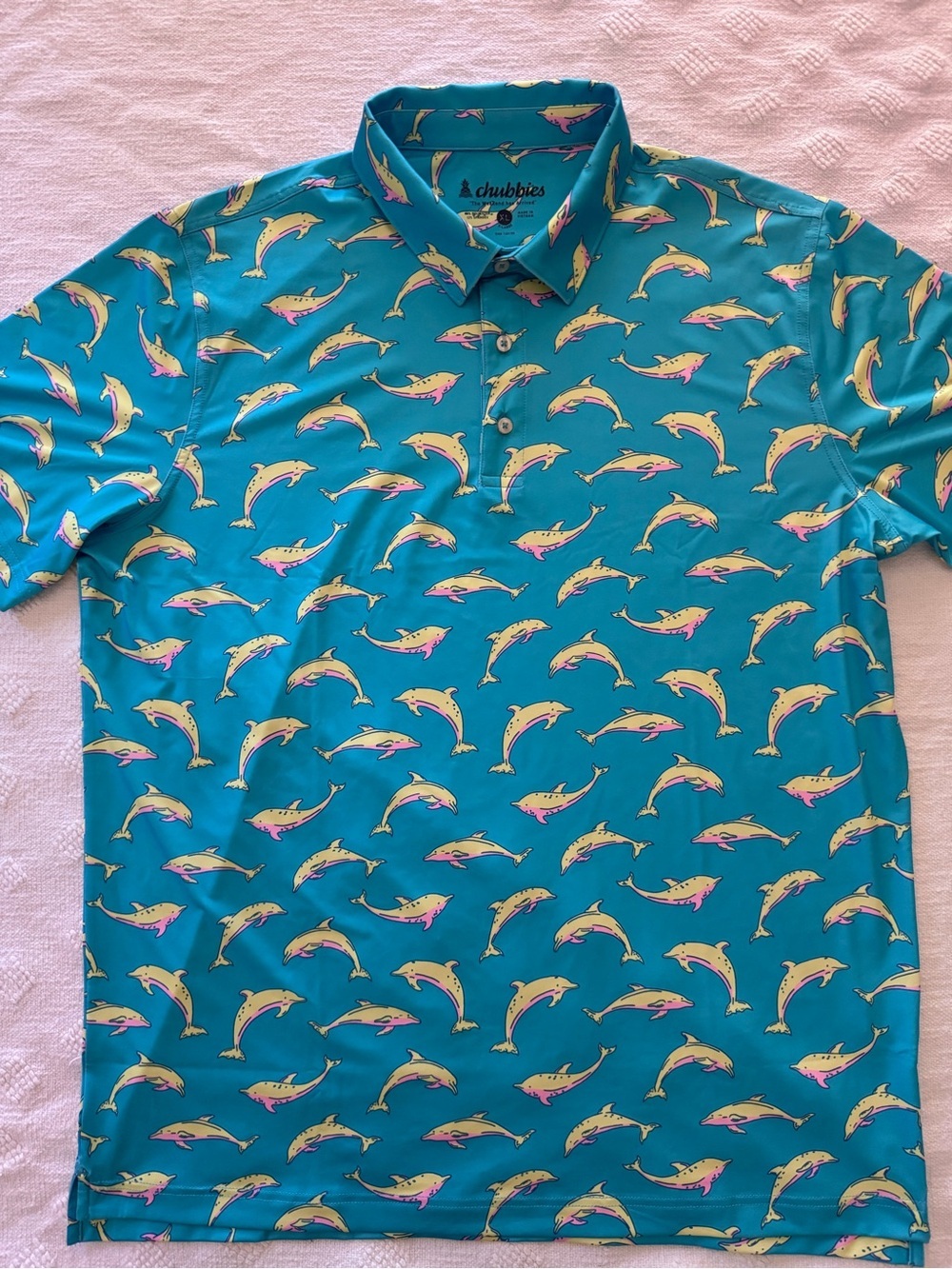 Chubbies The Flying Dolphins Performance Polo.SZ XL
PT1